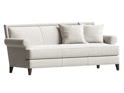 Juliana Leather Sofa 3D Model