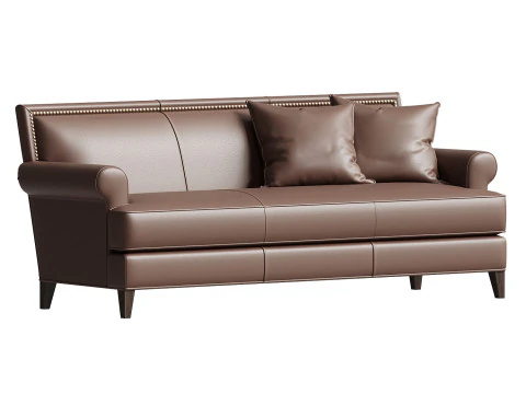 Juliana Leather Sofa 3D Model