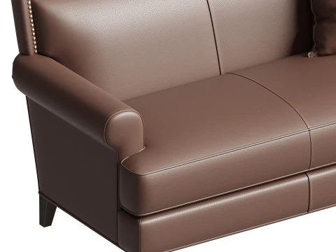 Juliana Leather Sofa 3D Model
