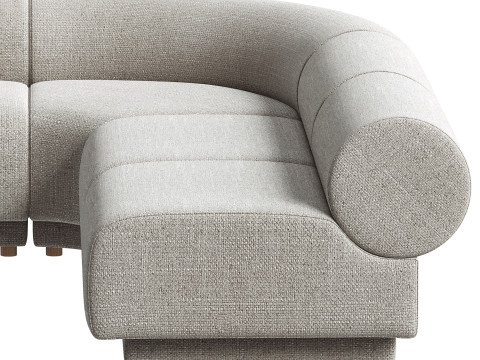 롤랜드 모듈형 소파 3D 모델