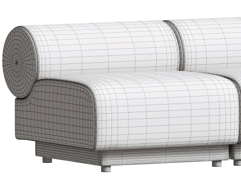 롤랜드 모듈형 소파 3D 모델