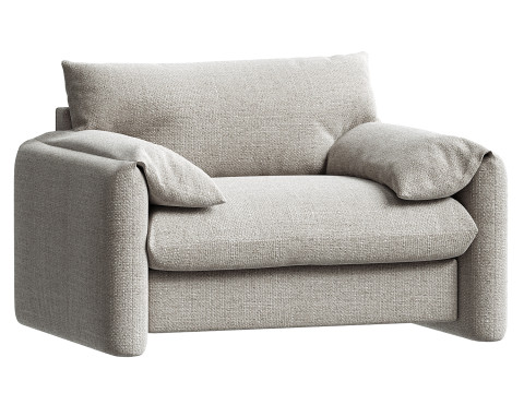 Одноместное кресло Alfie 3D Модель