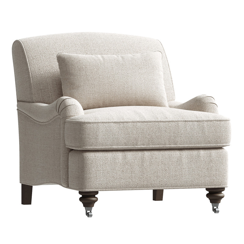 Glenlee Chair 3D Model .c4d .max .obj .3ds .fbx .stl .blend 