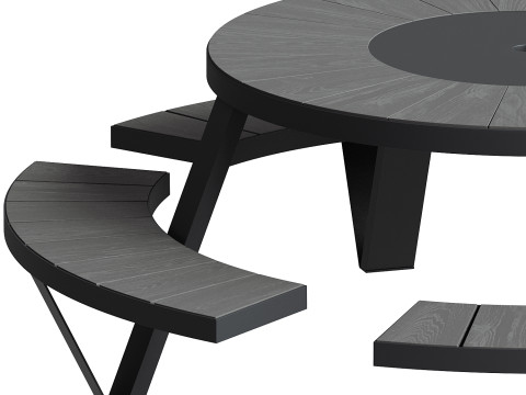 Стіл для пікніка Пантагрюель 3D Модель