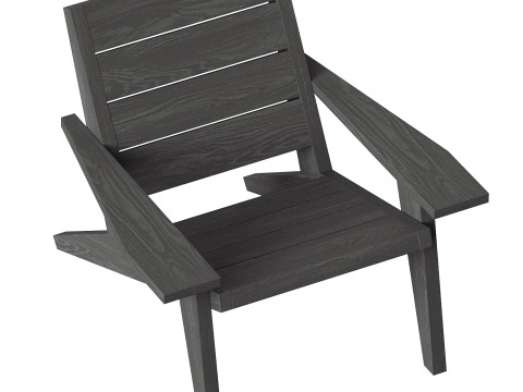 Marco Bogazzi Outdoor Adirondack Chair 3D Модель