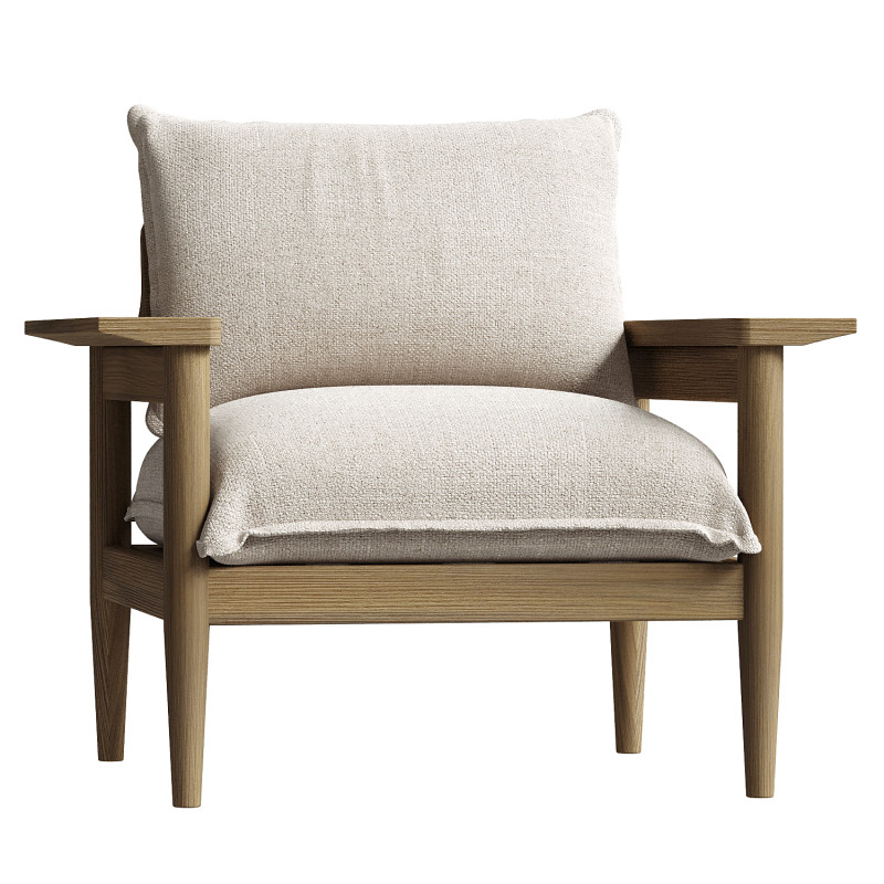 Terassi Lounge Chair 3D Model .c4d .max .obj .3ds .fbx .stl .blend 