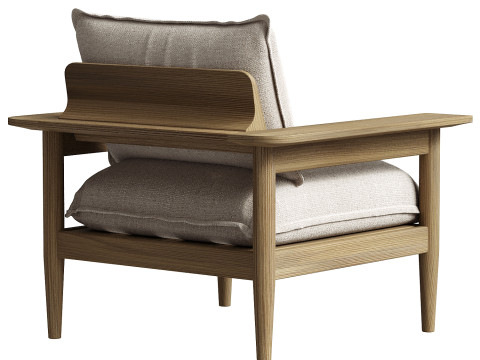 Terassi Lounge Chair 3D Model