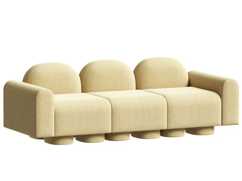 SOF&Aacute; MILLESIME 3P DE VINCENT MAZENAUER Modelo 3D