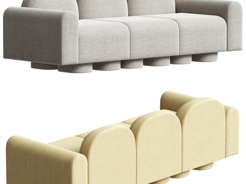 SOF&Aacute; MILLESIME 3P DE VINCENT MAZENAUER Modelo 3D