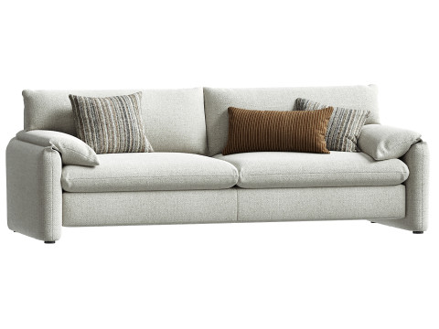 Riley Dreisitzer-Sofa 3D Modell