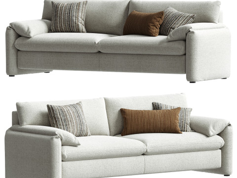 Riley &Uuml;&ccedil;l&uuml; Koltuk 3D Model