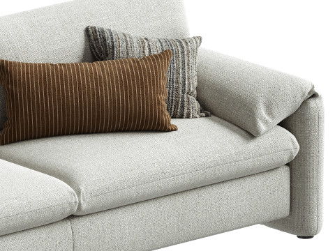 Riley &Uuml;&ccedil;l&uuml; Koltuk 3D Model