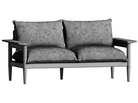 Terassi-Sofadesign zum Greifen nah 3D Modell