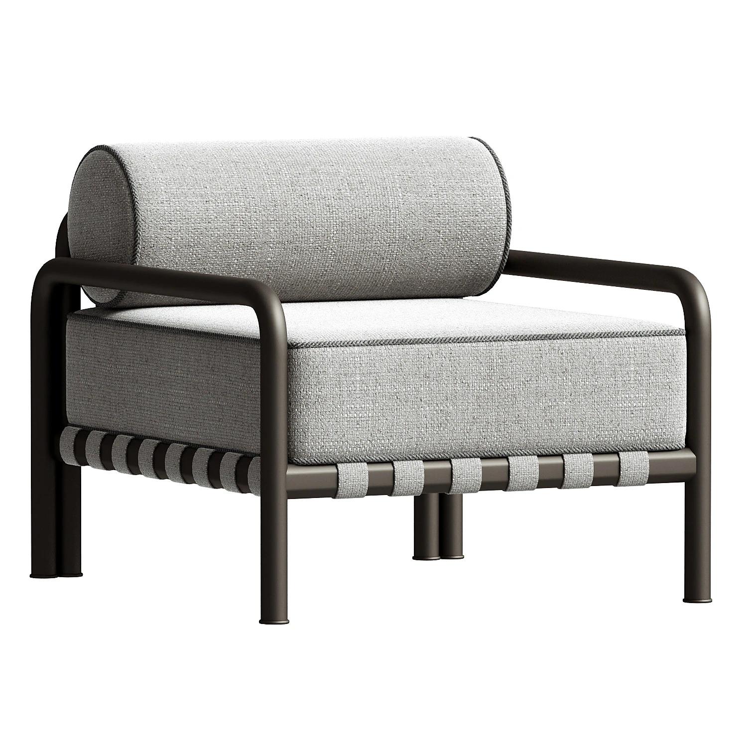 Parker Lounge Chair 3D Model .c4d .max .obj .3ds .fbx .stl .blend 