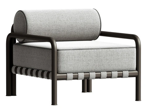 Kursi Santai Parker Model 3D