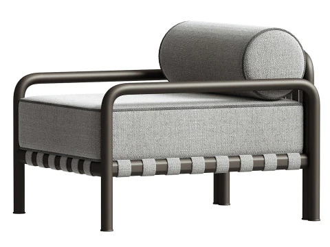 Parker Lounge Chair 3D Model