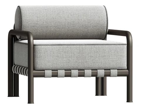 Parker Lounge Chair 3D Model