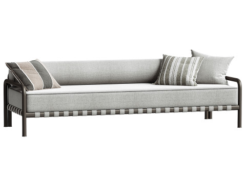 Parker 3-Sitzer-Sofa 3D Modell