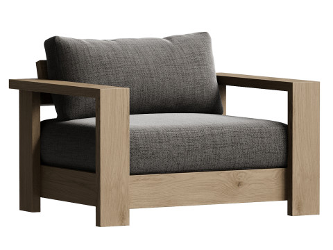 नया आउटडोर सोफा चेयर 3D मॉडल