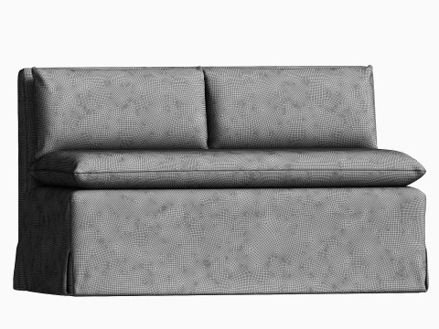 Belmar Dining Banquette 3D Model