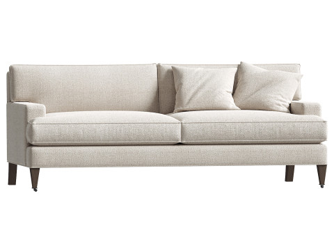 Классический диван Robertson в бунгало 3D Модель