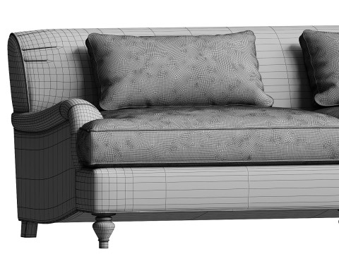 Carlisle Grand Sofa 3D Model
