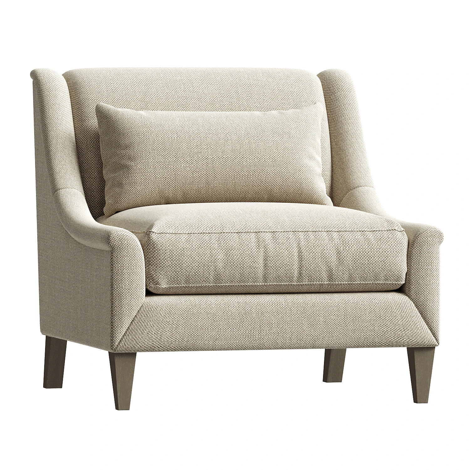 Thea Chair 3D Model .c4d .max .obj .3ds .fbx .stl .blend 