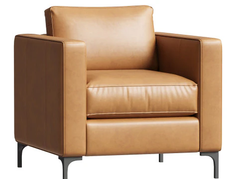 Jake Leather Chair 3D Model
