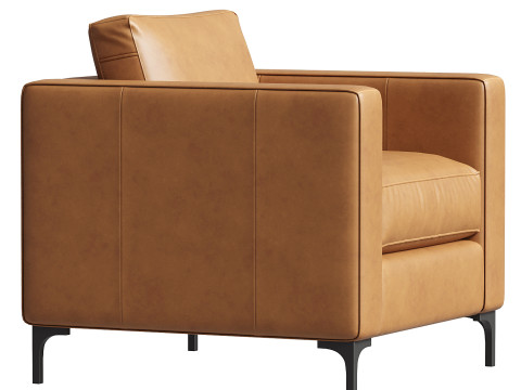 Jake Leather Chair 3D Model