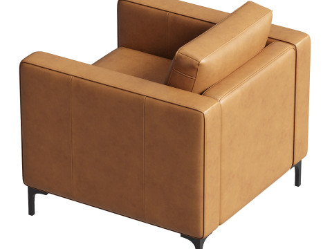 Jake Leather Chair 3D Model