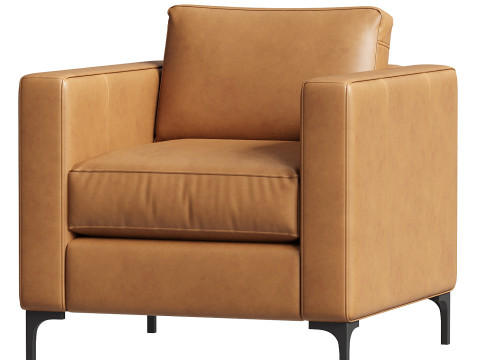 Jake Leather Chair 3D Model