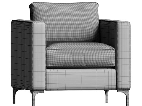 Jake Leather Chair 3D Model