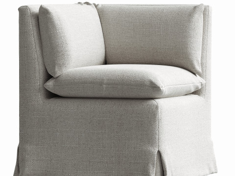 Belmar Corner Dining Banquette 3D Model