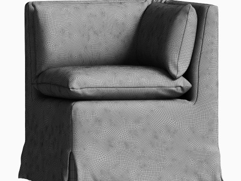 Belmar Corner Dining Banquette 3D Model