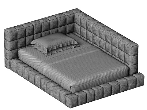 Baldwin Lounge Corner Bed 3D Model