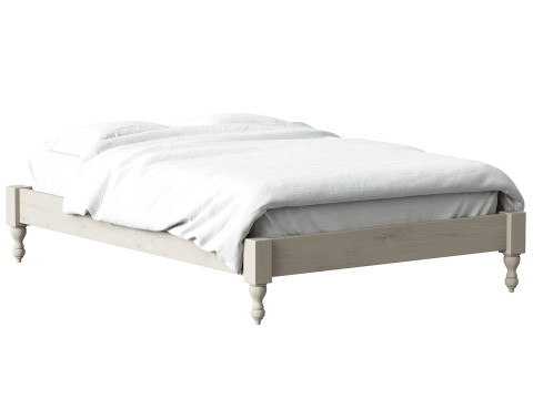 Letto con piattaforma Bellevue Modello 3D