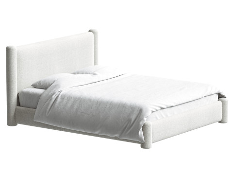 Letto moderno completamente a piattaforma Modello 3D