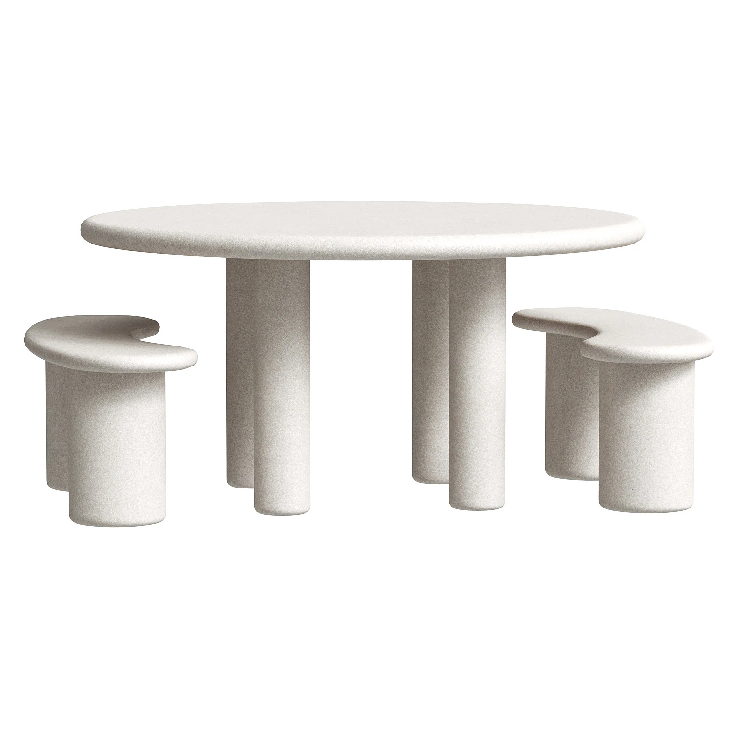 Earth Outdoor Dining 3D Model .c4d .max .obj .3ds .fbx .stl .blend 