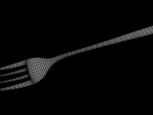 ottimo modello di forcella Modello 3D