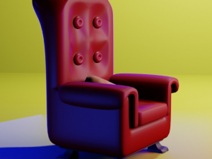 gentle armchair 3D Model