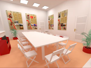 army room 3D Model