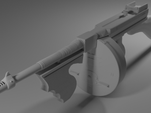 thompson m1928 3D Model