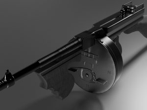 thompson m1928 3D Model