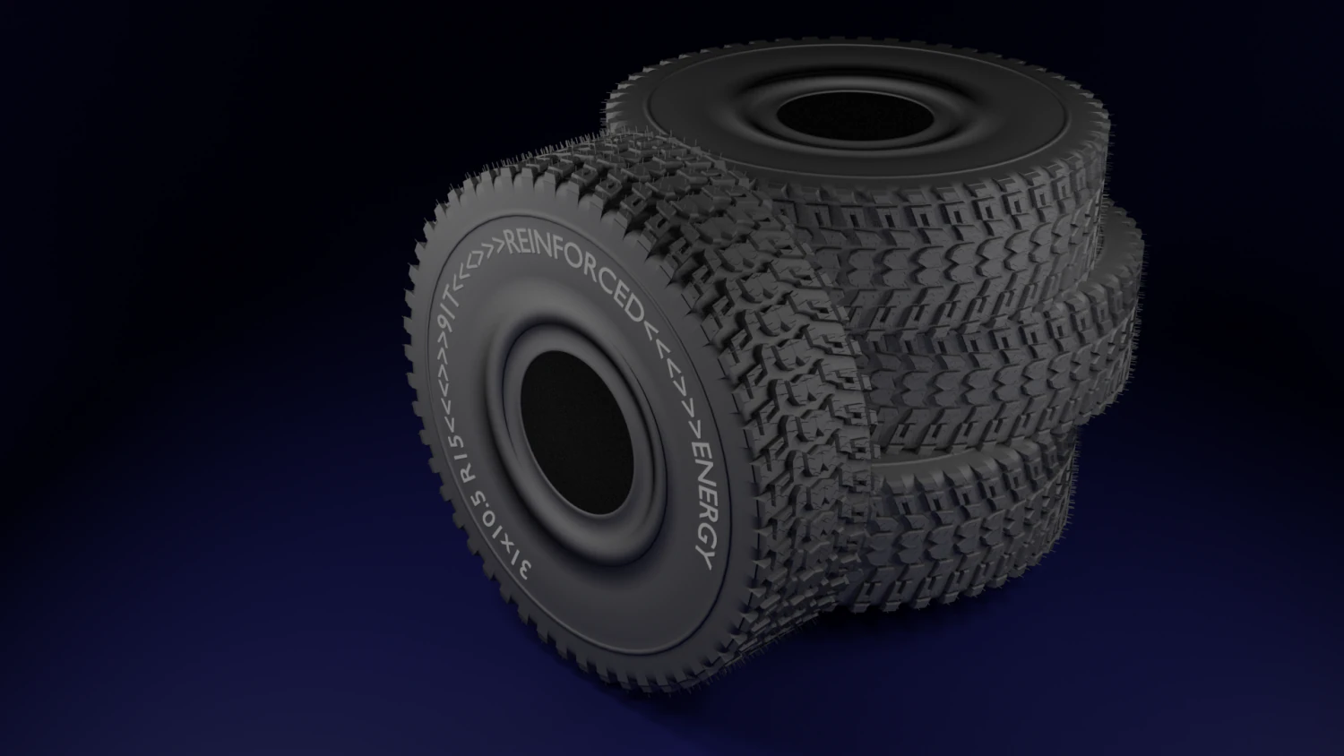 wheel 3D Model .c4d .max .obj .3ds .fbx .stl .blend 