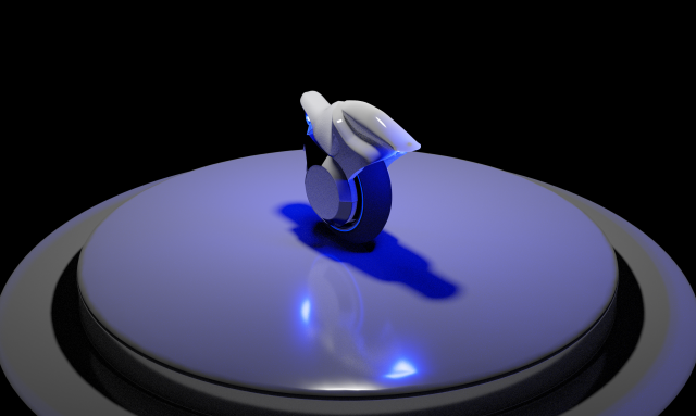 monocycle 3D Model .c4d .max .obj .3ds .fbx .stl .blend 