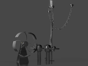 打屁股机 3D 模型