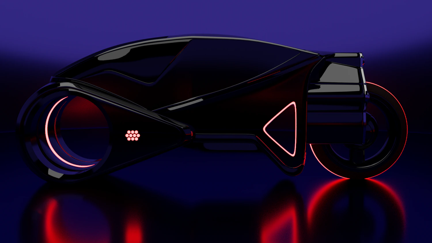 tron bike 3D Model .c4d .max .obj .3ds .fbx .stl .blend 