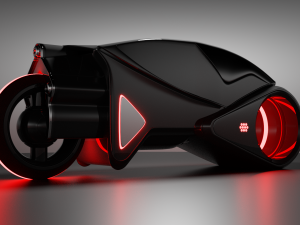 tron bike 3D 모델