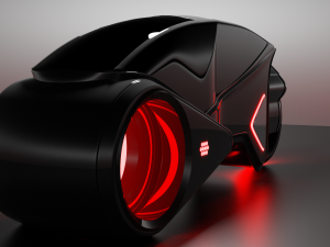 tron bike 3D 모델