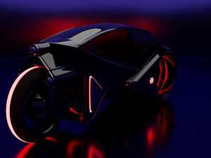 tron bike 3D 모델